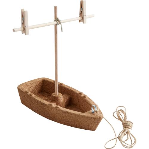 Haba Terra Kids [ 8 jaar +] Bouwpakket kurkenboot - 304244