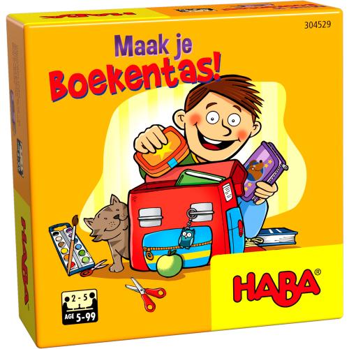 Haba spel [5 jaar +] Maak je boekentas - 304529