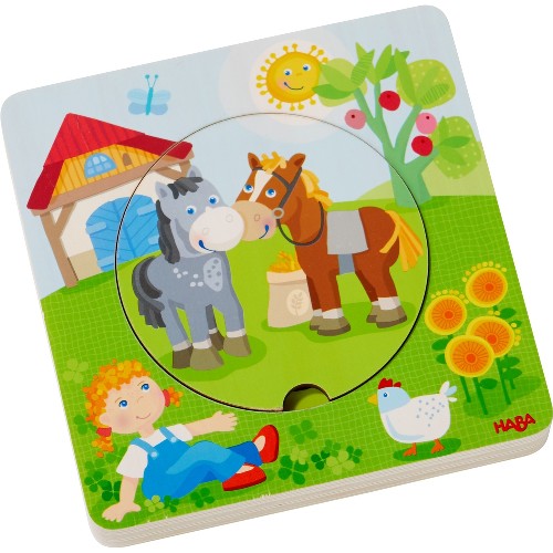 Boerderijwereld - 303768 - De Haba puzzel winkel