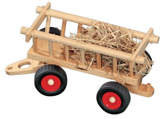 Fagus Houten hooiwagen 29 cm - F10.23, 4039985010236