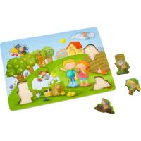 Haba puzzel [1 jaar +] inlegpuzzel Bonte Boomgaard - 304430