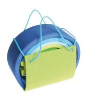 Grimm's [1 jaar +] Mobiel huisje, groen-blauw - Grimms 10881