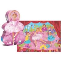Djeco Ballerina puzzel, 3070900072275,  Djeco, Ballerina, puzzel, 36 stukjes, dj07227, silhouet, djeco puzzel, 4 jaar, djeco piuzzel ballerina