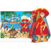 Djeco Piraat puzzel, djeco, 3070900072206, puzzel, silhouet, 36 stukjes, 4 jaar, dj07220, djeco puzzel, piraat, djeco puzzel piraat, puzzel piraat van djeco