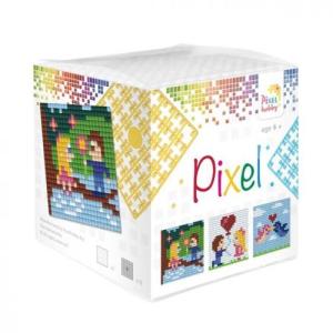 Pixelhobby [6 jaar +] Pixelkubus mosaic set Liefde - 29017