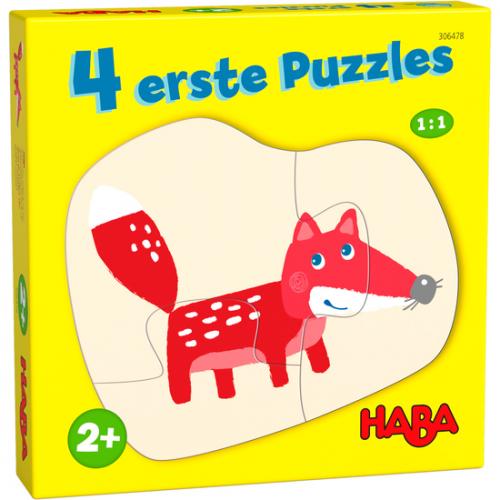interieur Samuel dier Haba puzzel [2 jaar +] 4 Eerste puzzels In het bos - 306478 - De Haba puzzel  winkel