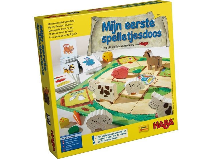 chocola Ijdelheid Communistisch Haba spel [3 jaar +] eerste spelletjesdoos - De grote spelletjes  verzameling - 4687