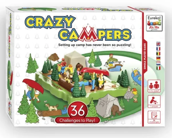 Ah!Ha game Crazy Campers - [6 - adult] - single player game