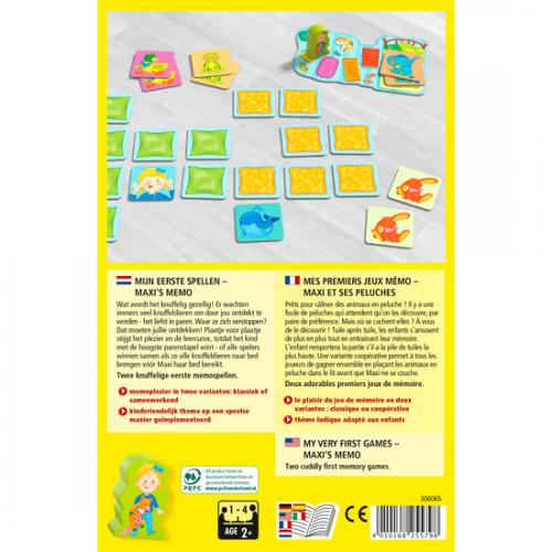 Haba spel [2 jaar +] mijn eerste spellen - Maxi s memo - 306065 -De Haba spellen winkel