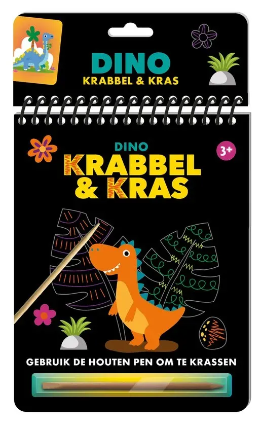 Krabbel en kras Dino