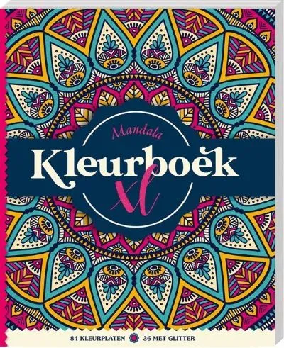 Mandela kleurboek - 84 kleurplaten, 36 met glitter