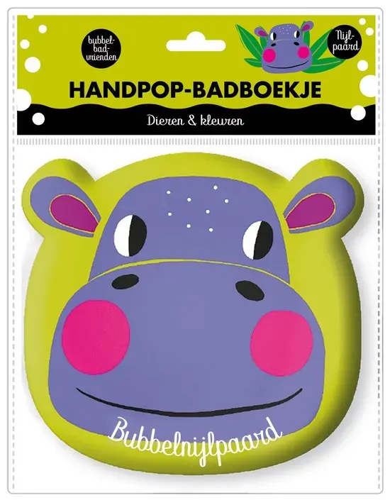 Handpop-badboekje Dieren en kleuren