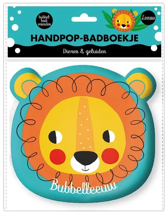 Handpop-badboekje Dieren en geluiden