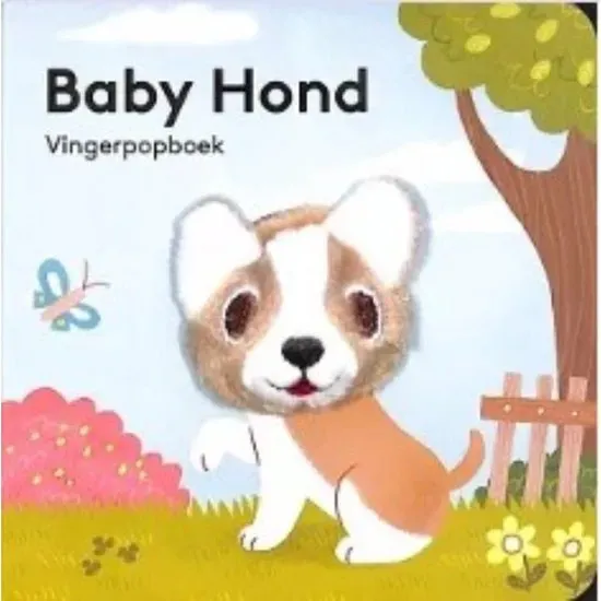 Vingerpopboekje Baby Hond