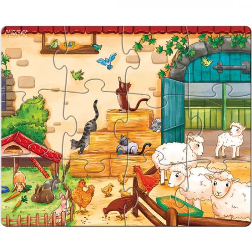 Haba puzzel [3 jaar +] puzzel Boerderijdieren - 305237 - De Haba puzzelwinkel