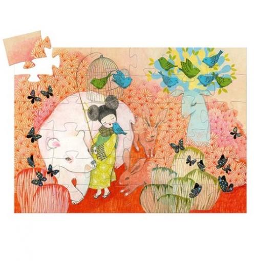 Silhouet puzzel Djeco [4 jaar +] Kokeishi 36 stukjes - 42 x 30 cm