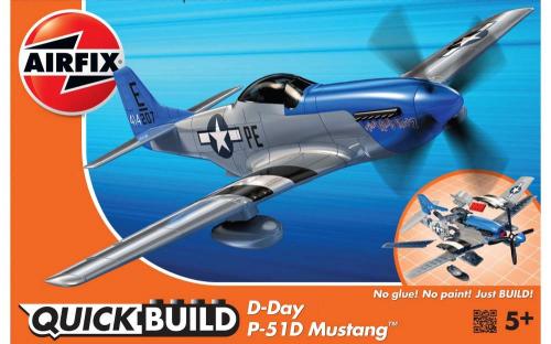 Airfix [5 jaar +] Quickbuild D-day P-51 Mustang