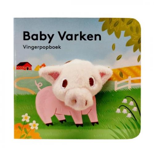 Vingerpopboekje Baby Varken