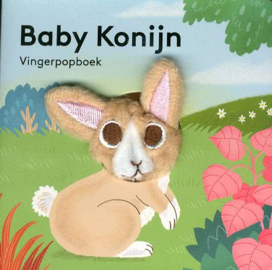 Vingerpopboekje Baby konijn