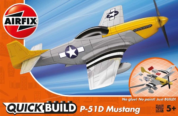 Airfix [5 jaar +] Quickbuild P-51D Mustang - A6016